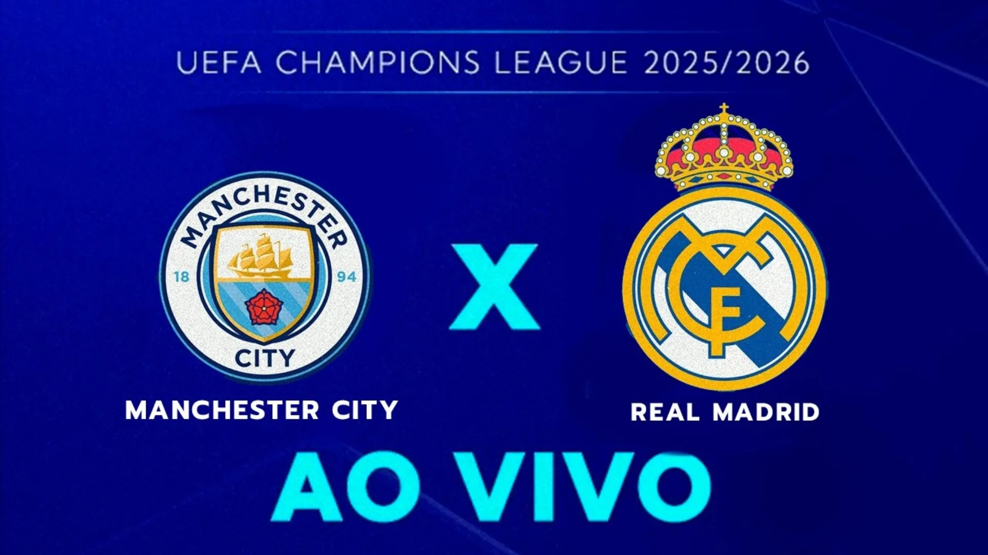 Manchester City x Real Madrid veja onde assistir e escalações.| Foto: Reprodução SCC10