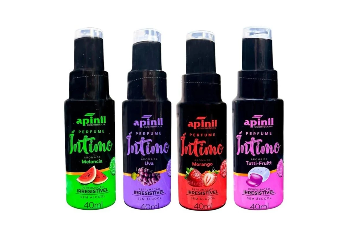1 de 1 Perfume íntimos da Apinil Indústria e Comércio de Cosméticos probidos pela Anvisa. Met...