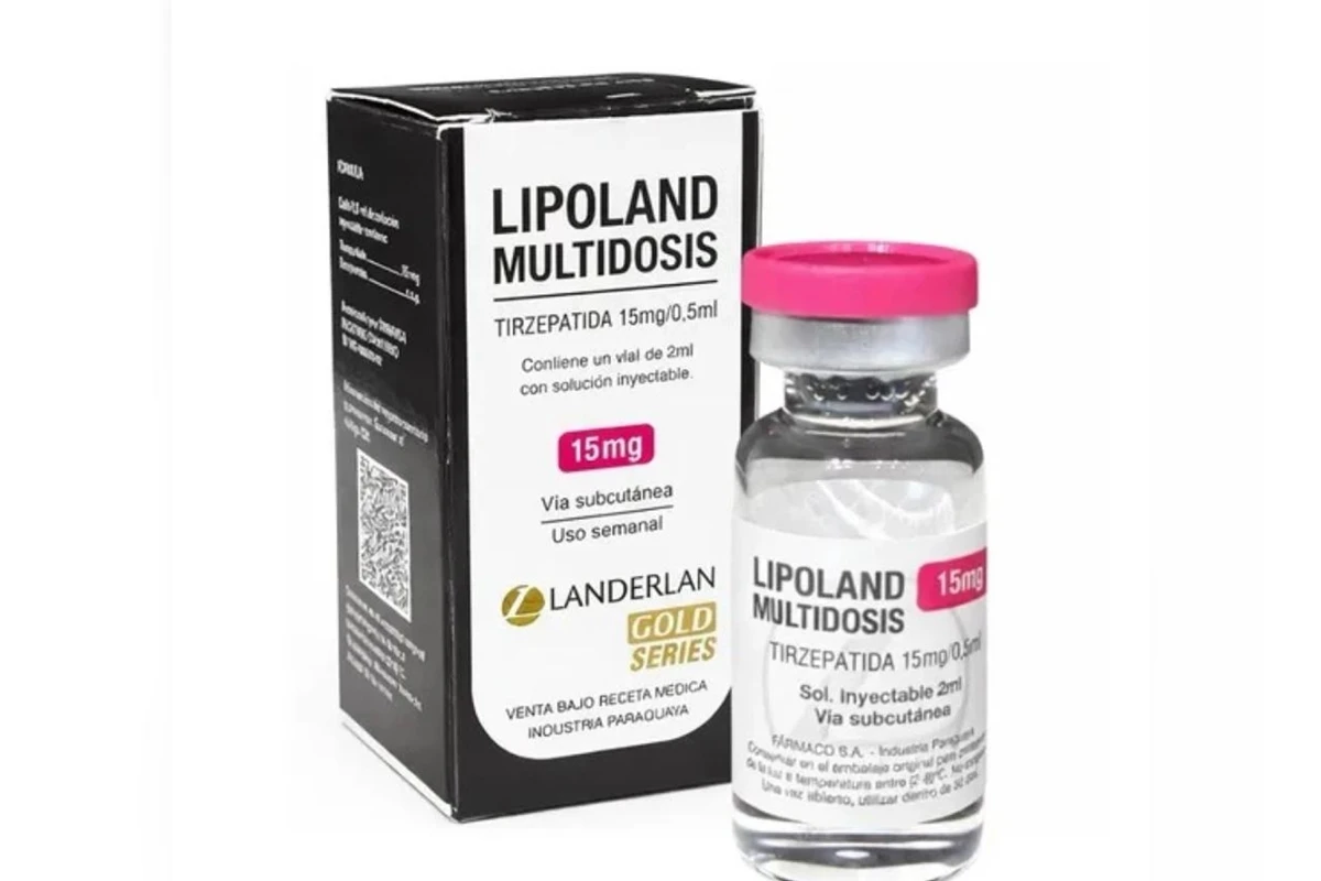 1 de 1 Foto colorida da ampola do medicamento Lipoland - Metrópoles - Foto: Reprodução / Anvisa