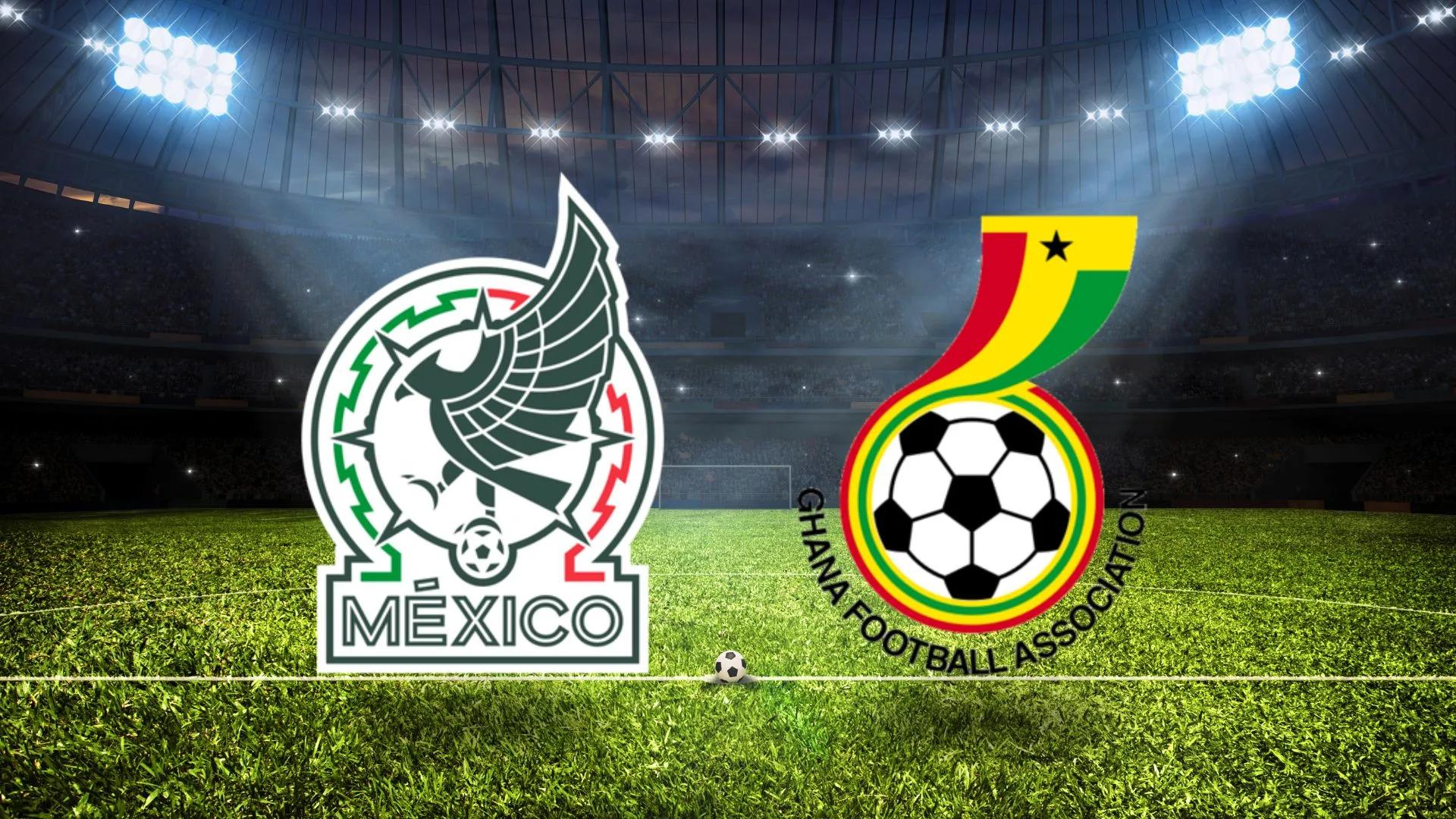 México x Gana onde assistir e escalações.| Foto: Reprodução SCC10
