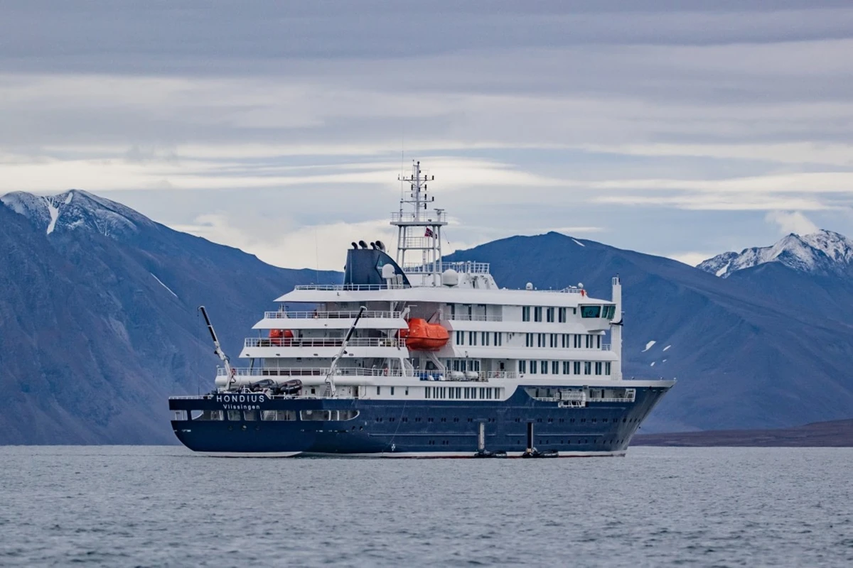 1 de 1 Navio Hondius, em que houve surto de hantavírus. Metrópoles - Foto: Divulgação/oceanwide