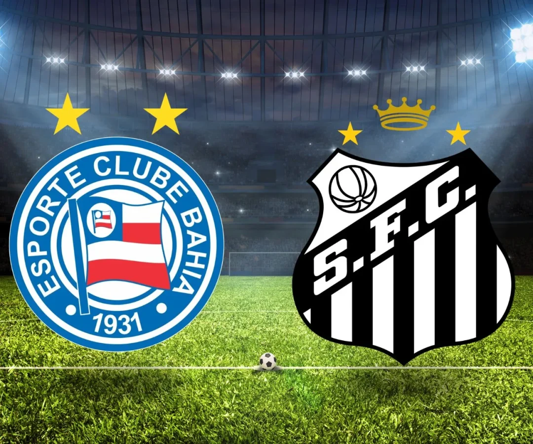 Bahia x Santos onde assistir e escalações.| Foto: Reprodução SCC10