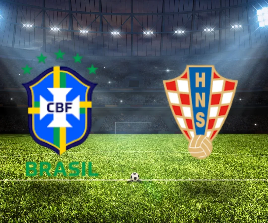 Brasil x Croácia onde assistir e escalações.| Foto: Reprodução SCC10