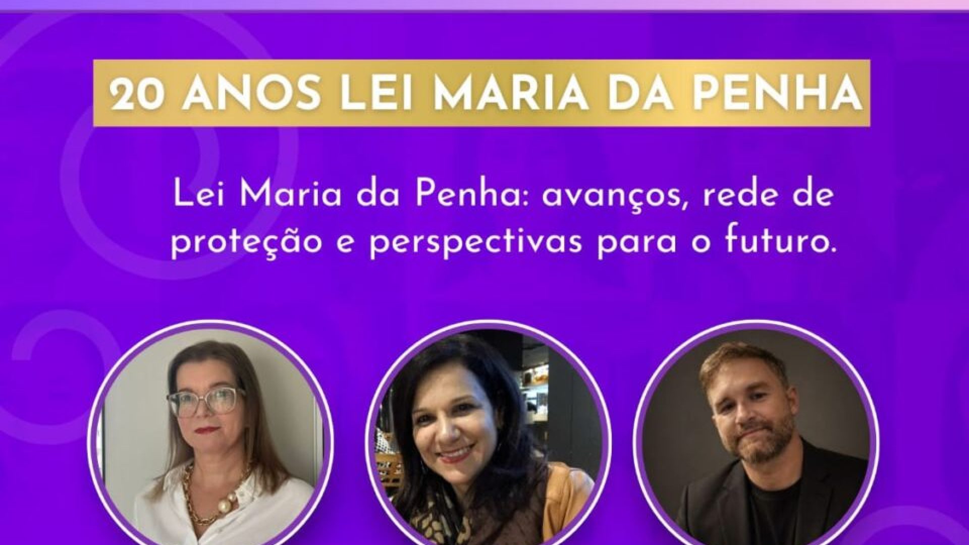 Inscrições abertas para debate, em São José, sobre os 20 anos da Lei Maria da Penha – Prefe...