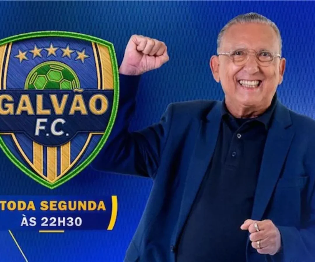 Galvão Bueno estreia novo programa no SBT.| Foto: Reprodução SBT