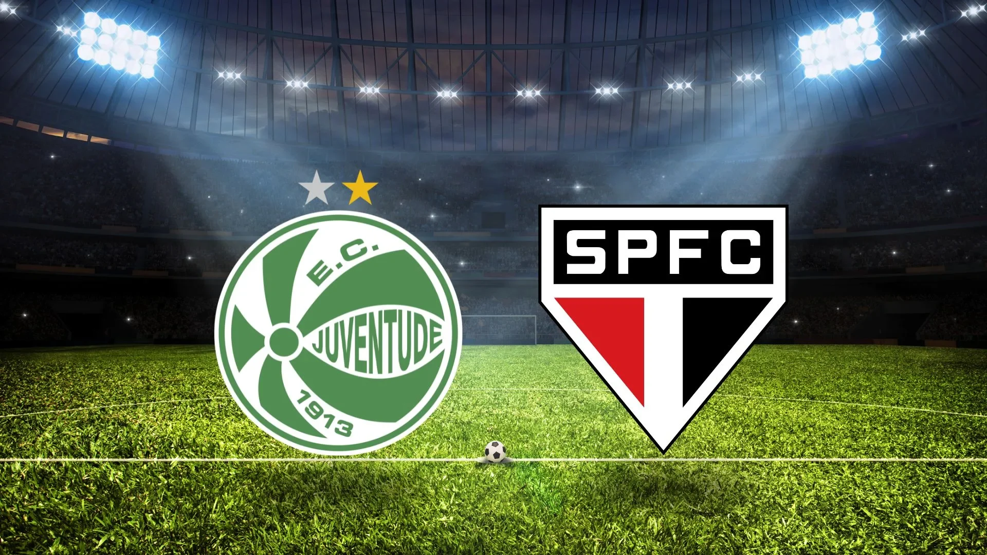 Juventude x São Paulo onde assisti e escalações.| Foto: Reprodução SCC10