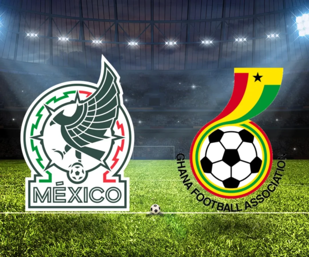 México x Gana onde assistir e escalações.| Foto: Reprodução SCC10