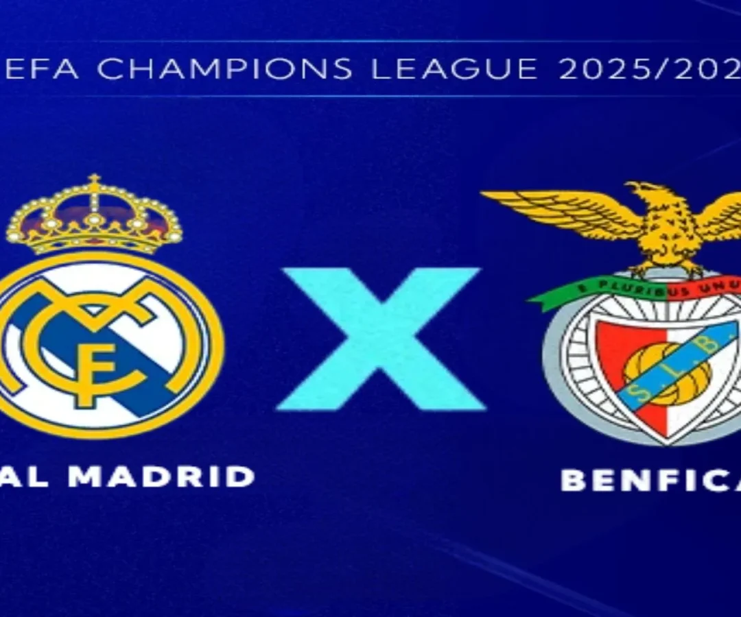 Real Madrid x Benfica vale vaga nas oitavas.| Foto: Reprodução SCC10