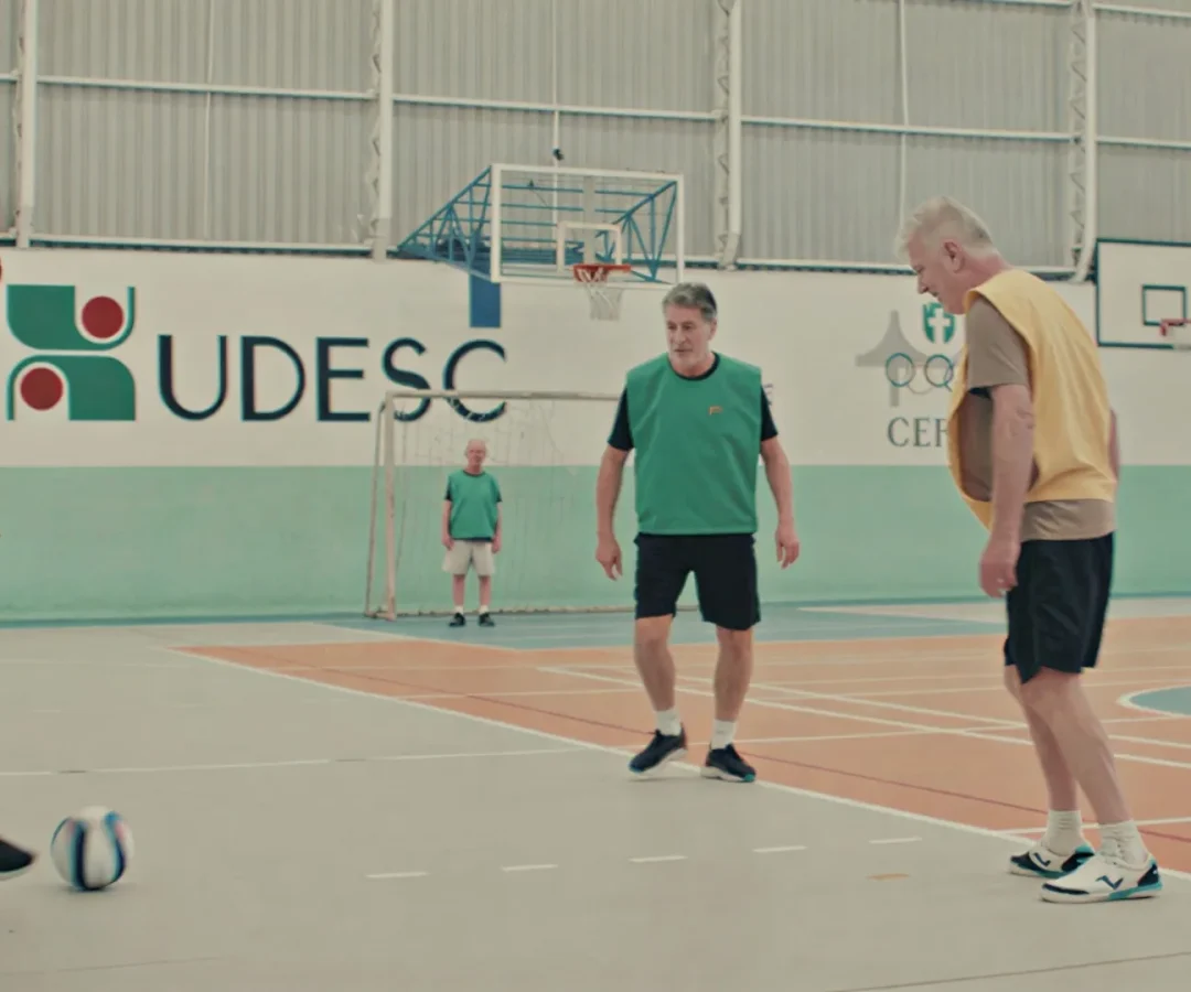 Udesc abre vagas para futebol adaptado para idosos.| Foto: UDESC Divulgação / Reprodução