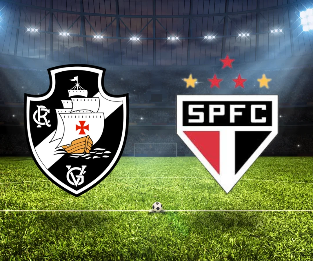 Vasco x São Paulo onde assistir e escalações.| Foto: Reprodução SCC10