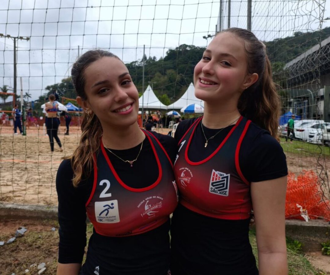 Dupla de São José vence confronto decisivo e avança à próxima fase do vôlei de praia nos Jo...