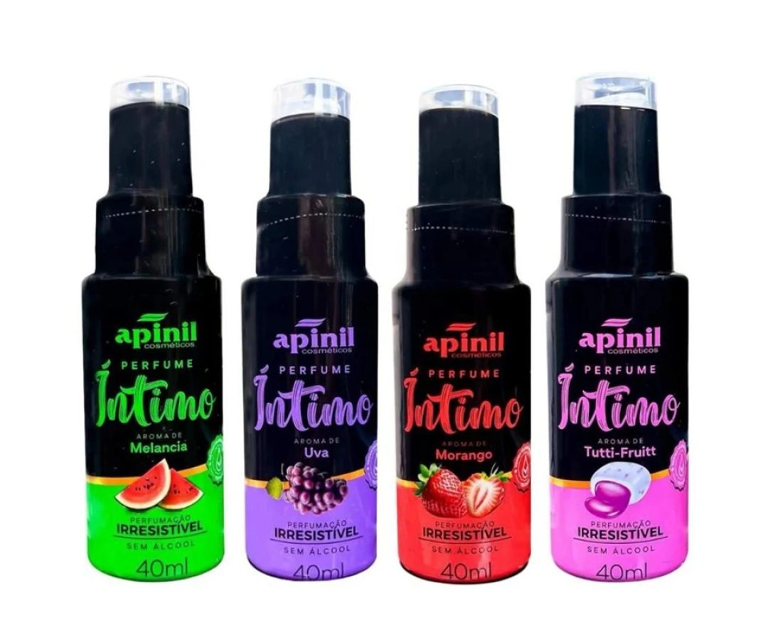 1 de 1 Perfume íntimos da Apinil Indústria e Comércio de Cosméticos probidos pela Anvisa. Met...