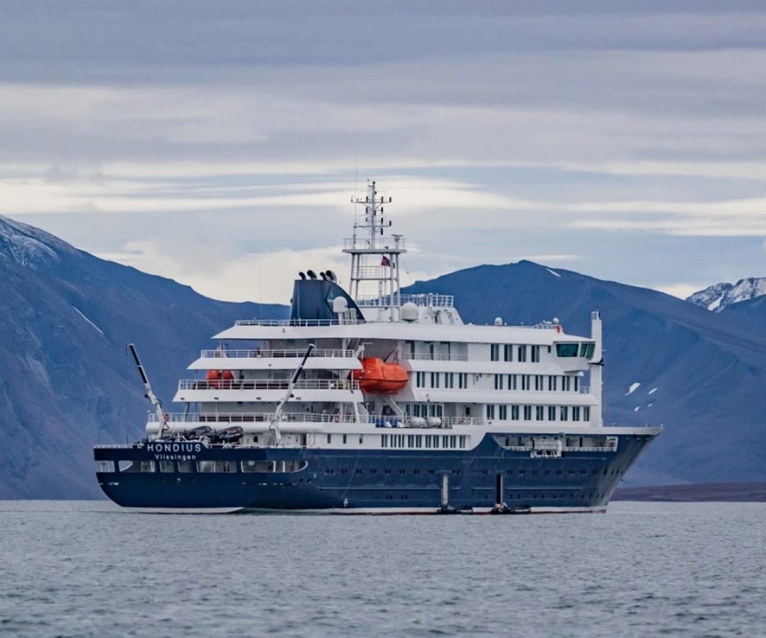 1 de 1 Navio Hondius, em que houve surto de hantavírus. Metrópoles - Foto: Divulgação/oceanwide
