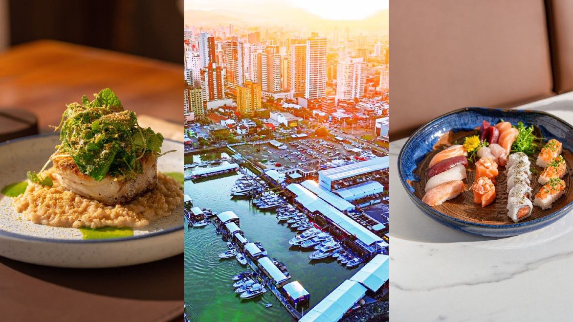 Lar de iates de luxo, ‘MÃ´naco’ de SC vira palco de festival gastronÃ´mico com menus em t...
