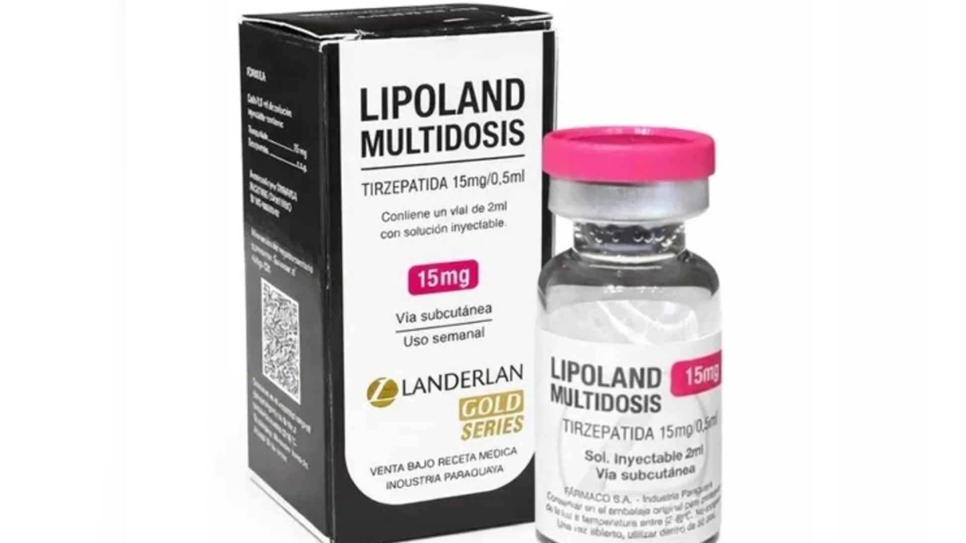 1 de 1 Foto colorida da ampola do medicamento Lipoland - Metrópoles - Foto: Reprodução / Anvisa